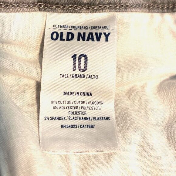 Old Navy “The Rock Star” Floral Stretch Pants SIZE 10 - Picture 5 of 6